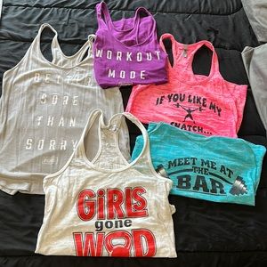 5 workout tanks